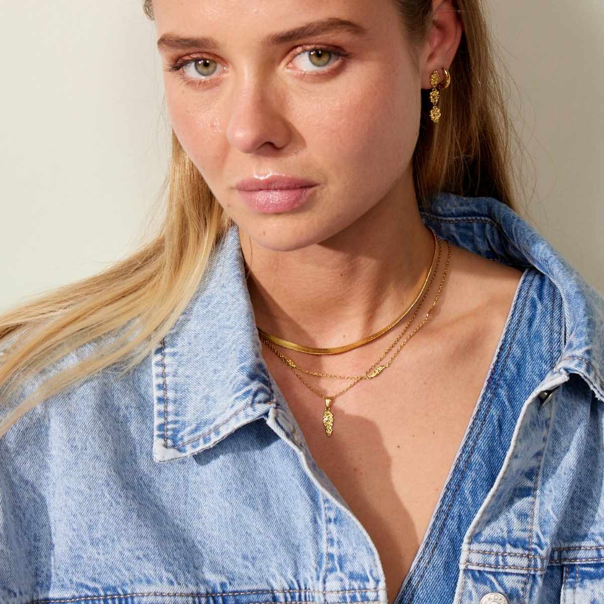 Melted Charm Halskæde 18K Guldbelagt [LIMITED EDITION]