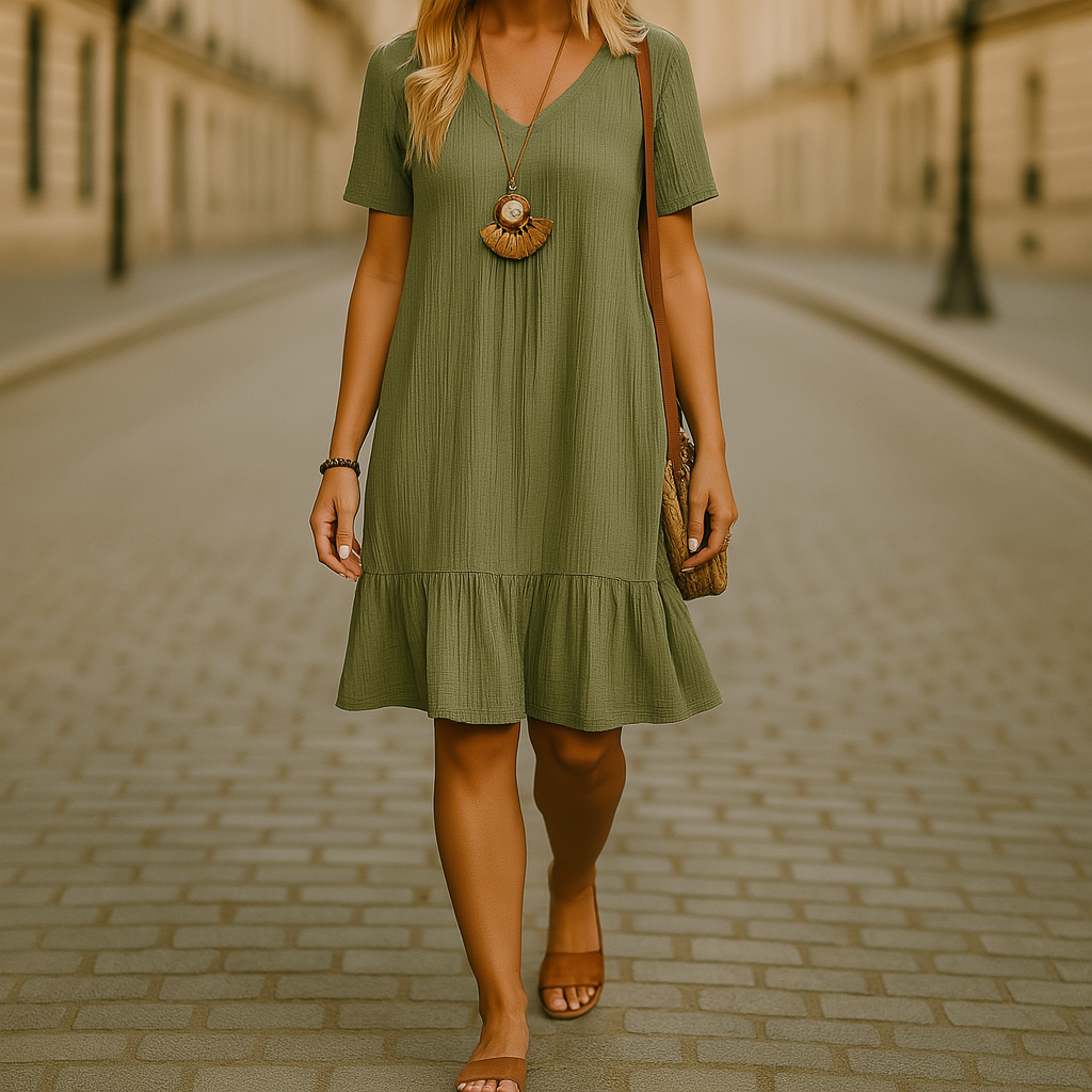 Sommer & Stil™ Kort, moderne kjole