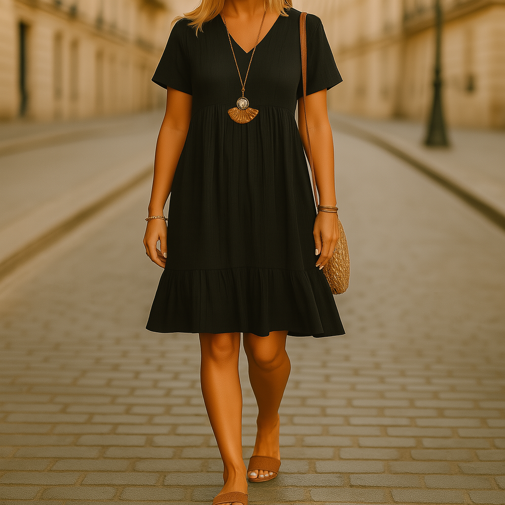 Sommer & Stil™ Kort, moderne kjole