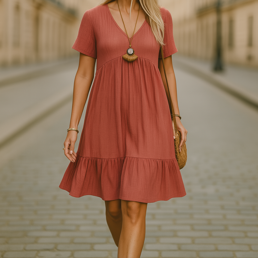 Sommer & Stil™ Kort, moderne kjole