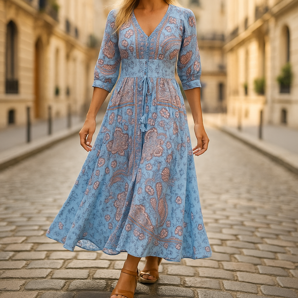 Sommer & Stil™ Boheme-maxi-sommerkjole