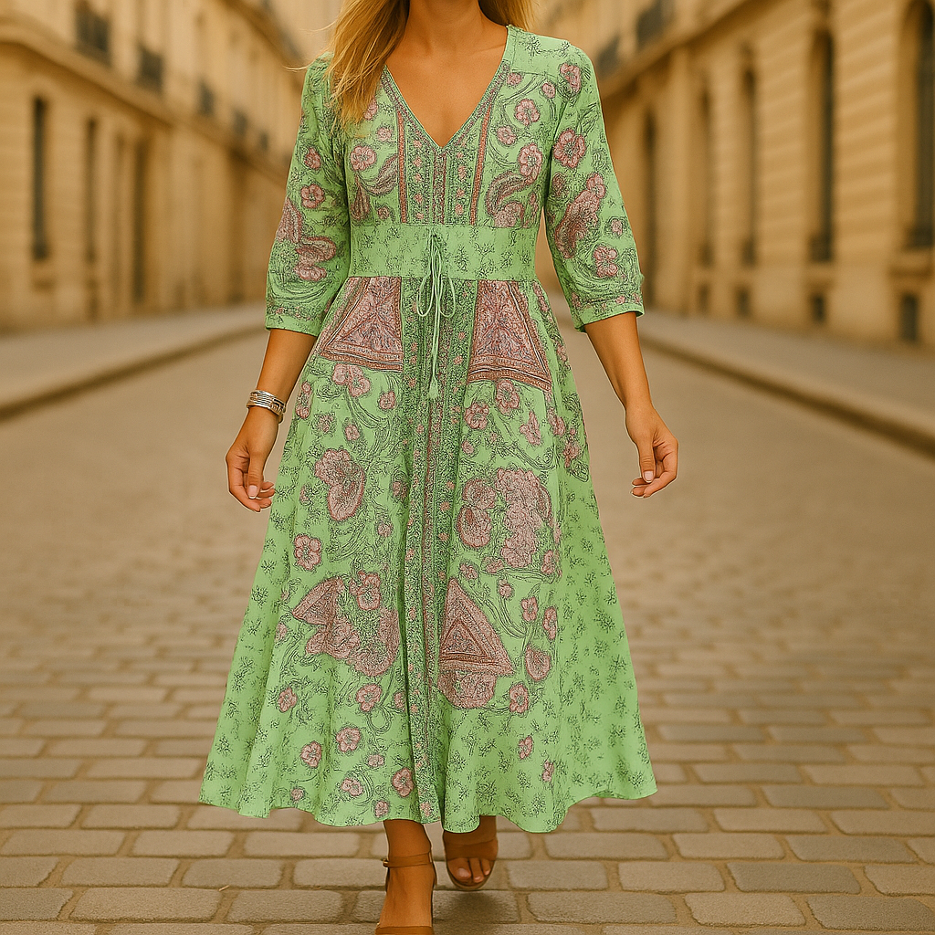 Sommer & Stil™ Boheme-maxi-sommerkjole