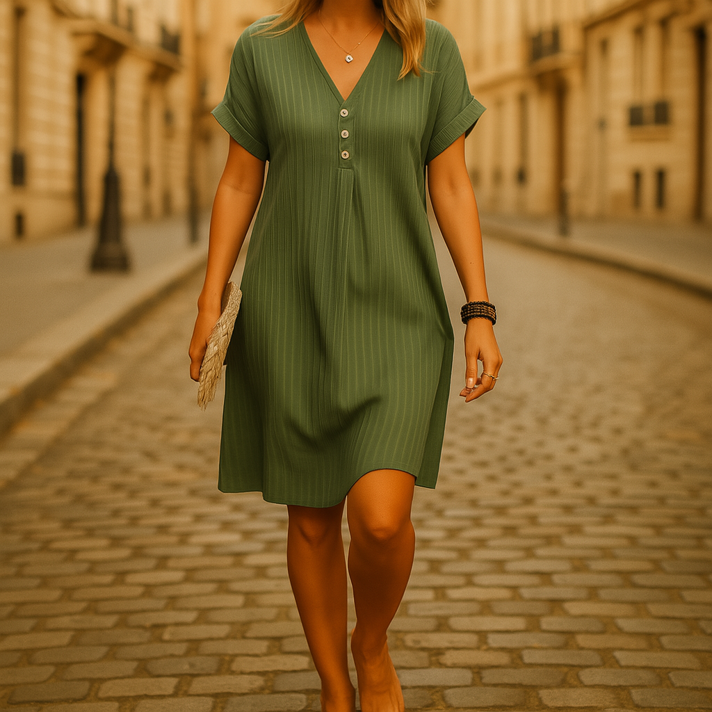 Sommer & Stil™ Løstsiddende, afslappet sommerkjole