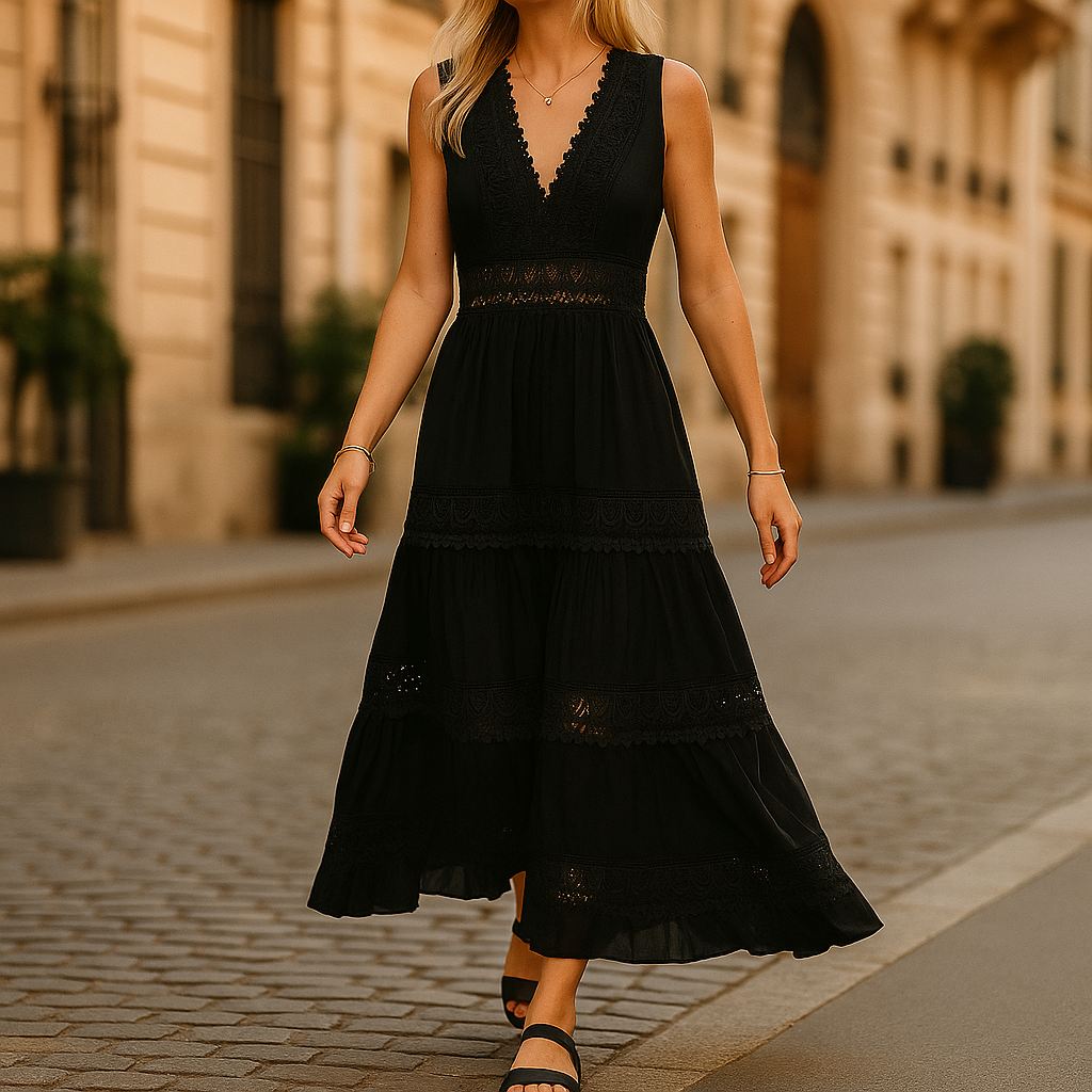 Sommer & Stil™ Kjole med blonder