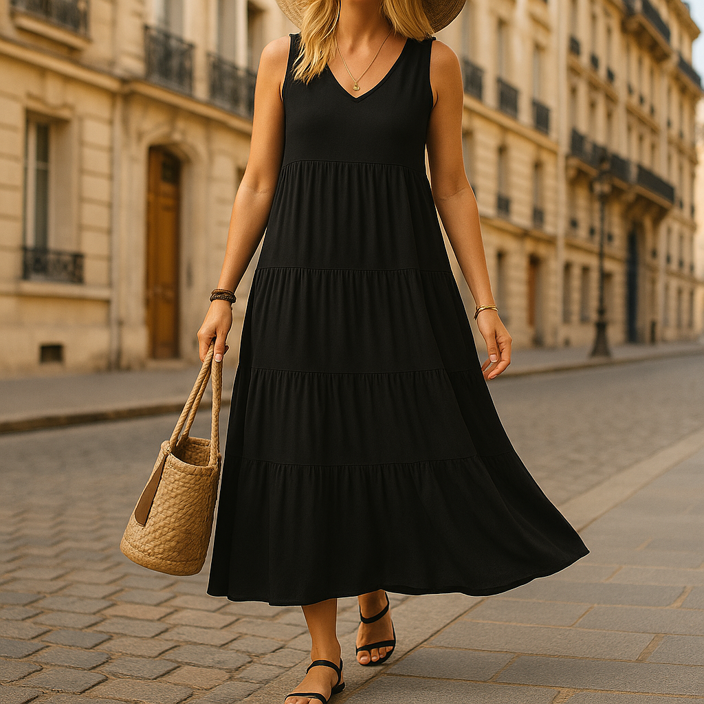 Sommer & Stil™ Maxikjole uden ærmer