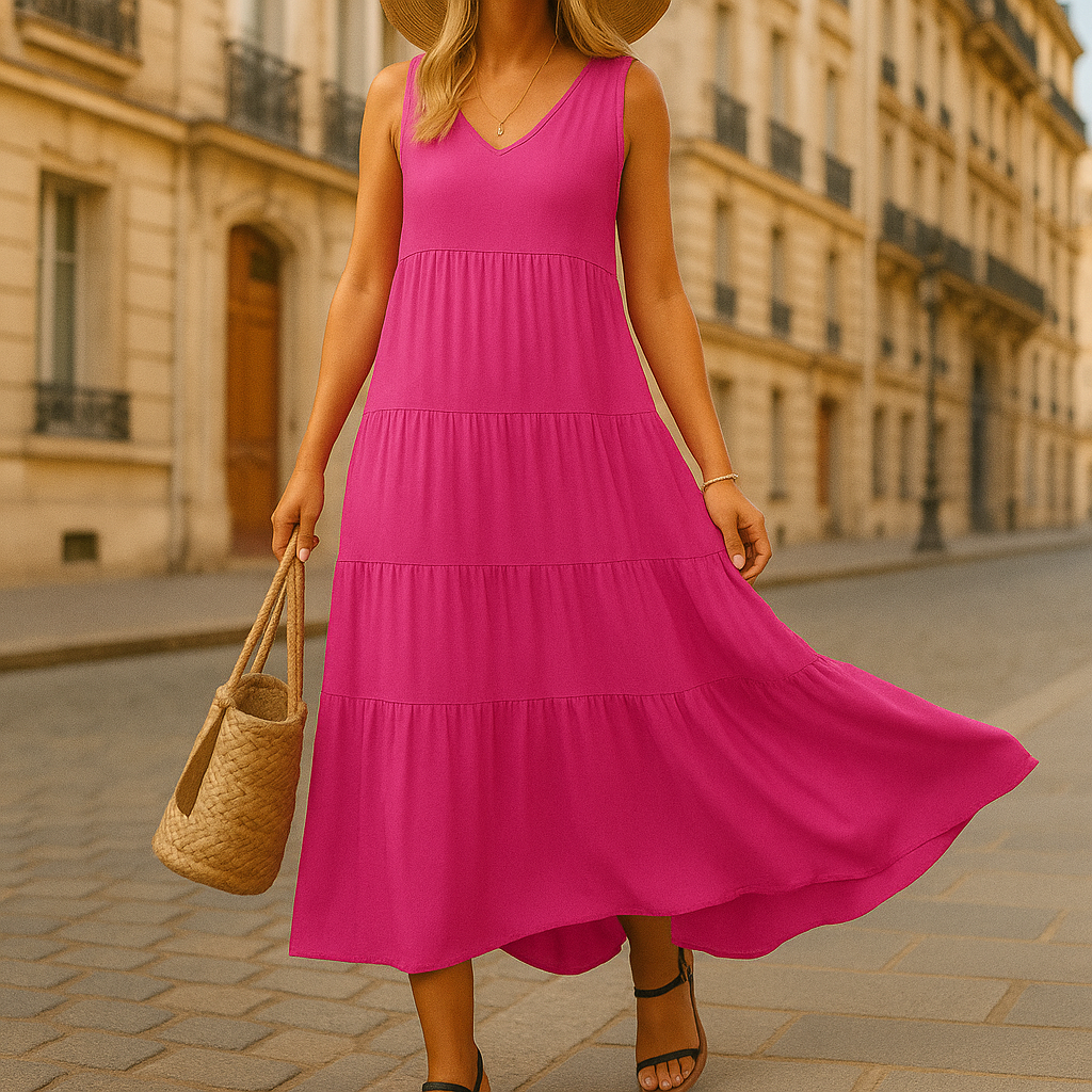Sommer & Stil™ Maxikjole uden ærmer