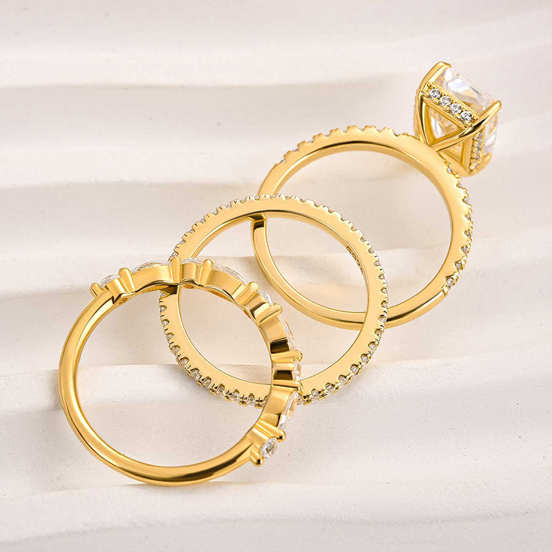 Elysia 3PC Ring sæt| gold 18k