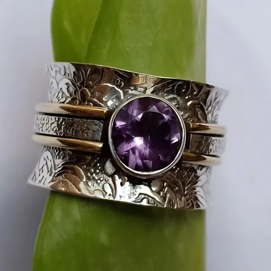 Boheme Ring med Krystal til Meditation