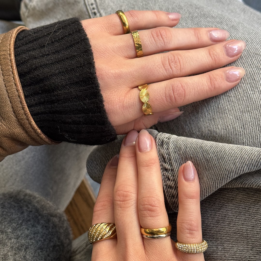 Classic Band Ring 18K Guldbelagt 4mm