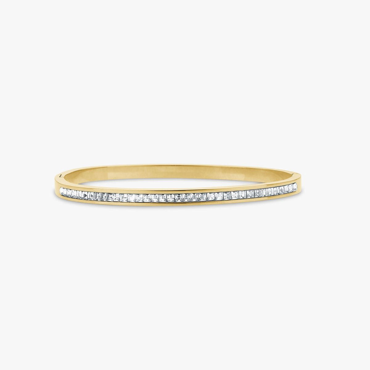 Krystal Bangle 18K Guldbelagt 4mm