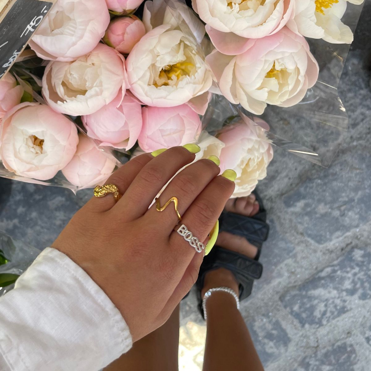 Wave Ring 18K Guldbelagt