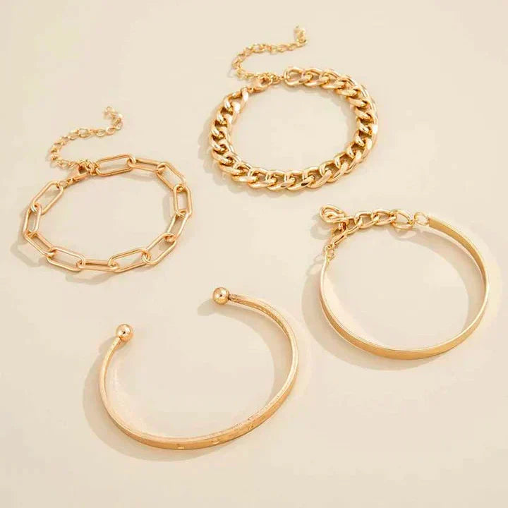 Elan Mercer armbåndssæt | Guld 18 karat